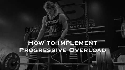 Progressive Overload Training Explained – The Key to Size &amp; Strength ...
