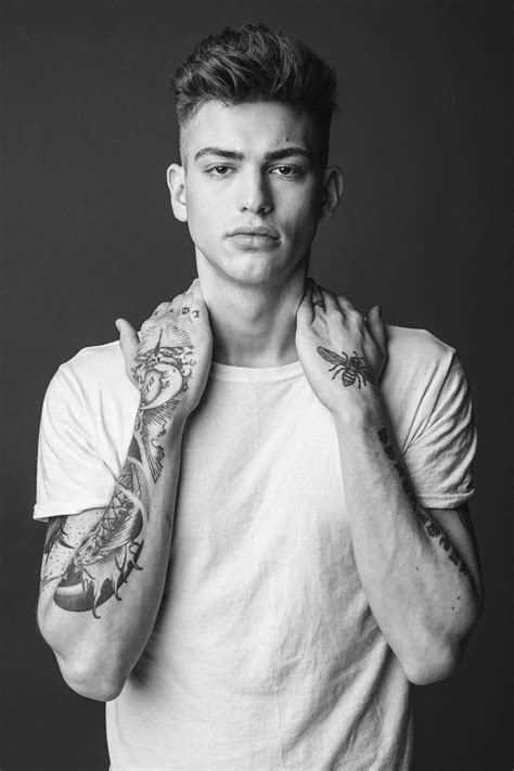 15 Male Models Reveal the Stories Behind Their Tattoos | Male portrait ...