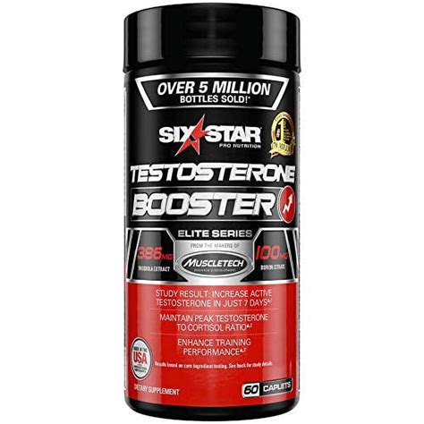Six Star Pro Nutrition Testosterone Booster | Strength Enhancement ...