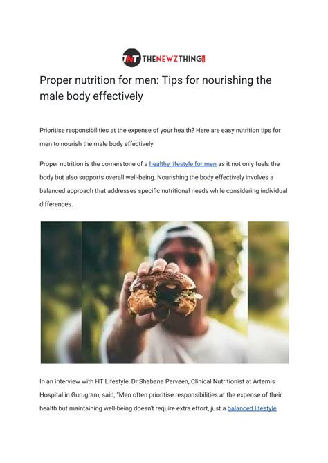 PPT - Proper nutrition for men_ Tips for nourishing the male body ...