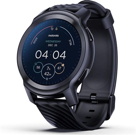 Motorola Moto Watch 100 Smartwatch - 42mm Smartwatch with GPS for Men ...