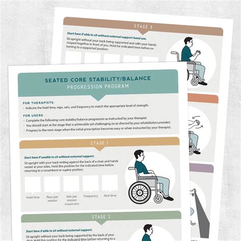 Seated Core Stability/Balance Progression – Adult and pediatric ...