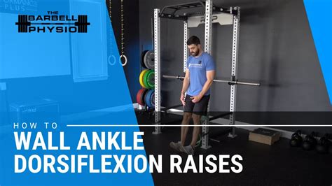 Wall Ankle Dorsiflexion - YouTube