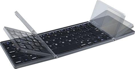 Innotech Foldable Bluetooth Keyboard with Touchpad, Portable ...