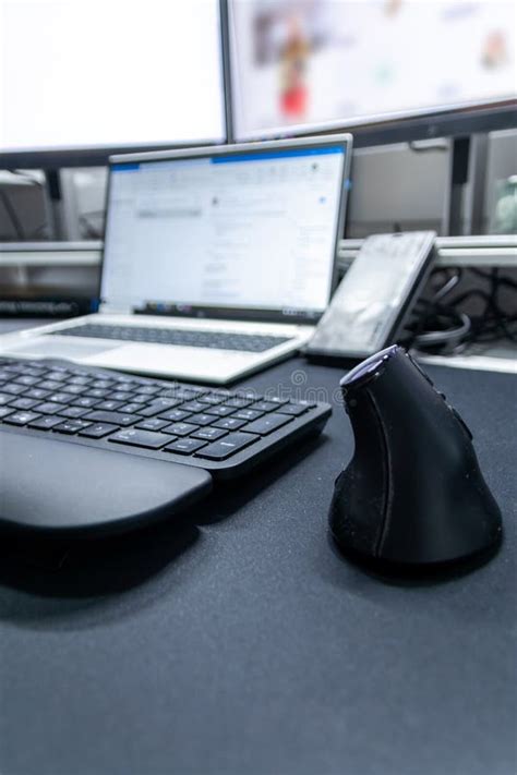 Modern Home Office Equipment with Ergonomic Keyboard and Mouse and ...