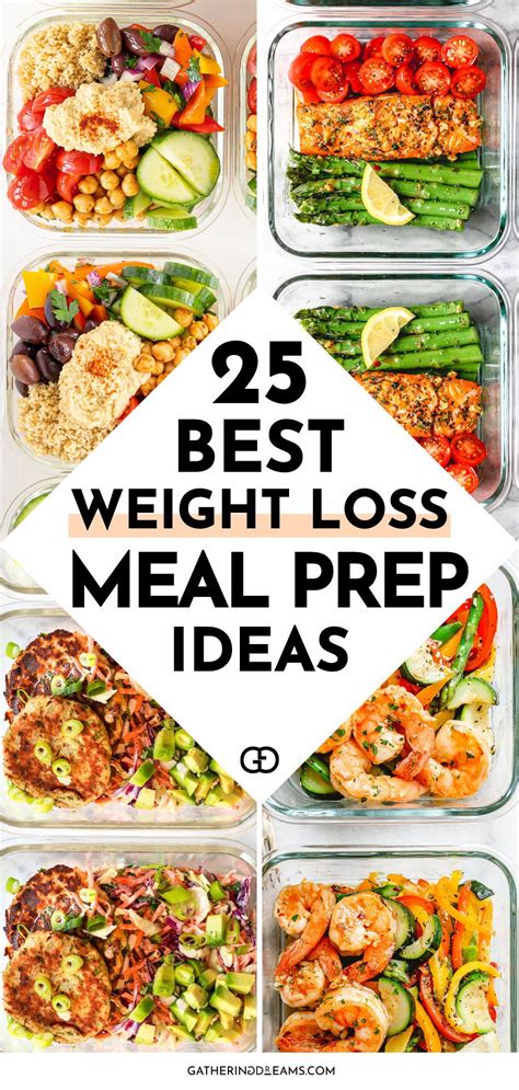Simple meal prep ideas for weight loss?