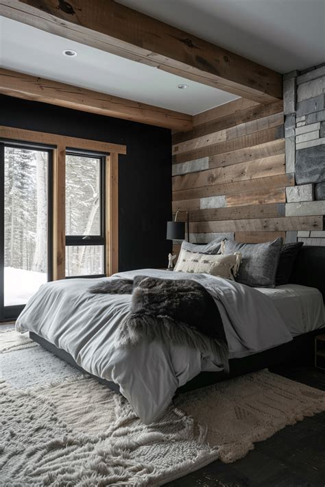 Contemporary Dark Bedroom Retreat | 20 Modern Ideas for Cozy Winter Nights - Quiet Minimal