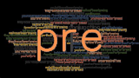 Pre Past Tense: Verb Forms, Conjugate PRE - GrammarTOP.com