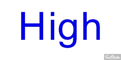 High Word Animated GIF Logo Designs