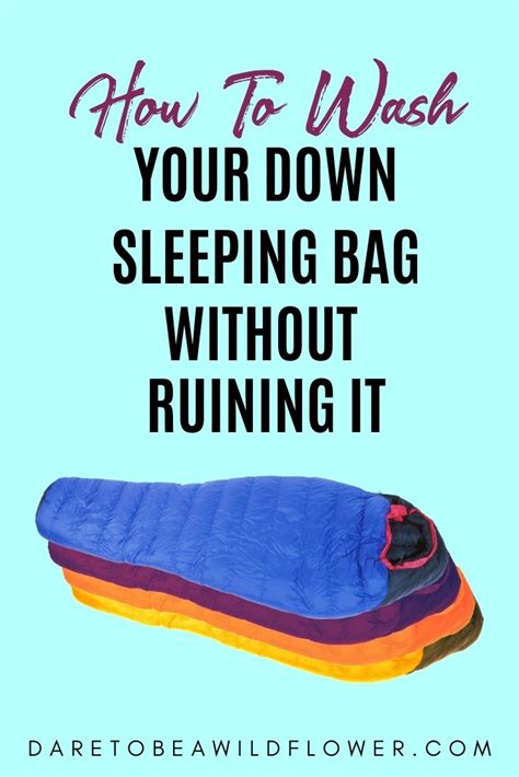 How to dry wet down sleeping bag safely?