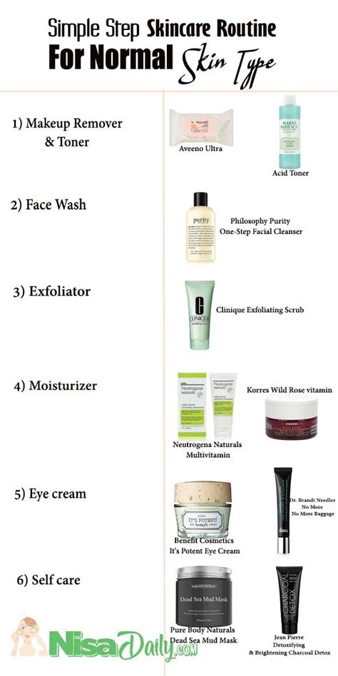 Simple Step Skincare Routine For Normal Skin Type - ★★★★★ 108 | Skin ...