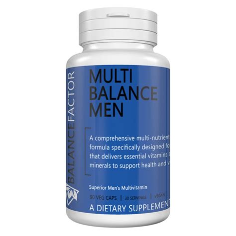 Balance Factor Multi Balance Men - Men's Daily Natural Multi-nutrient ...