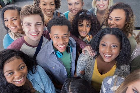 Diverse Group Of People Smiling