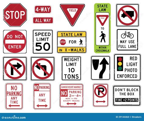 Street Signs And Their Meanings