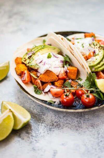 Roasted Sweet Potato Tacos • Salt &amp; Lavender