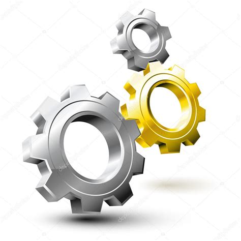 Gear system — Stock Vector © tiloligo #4222694