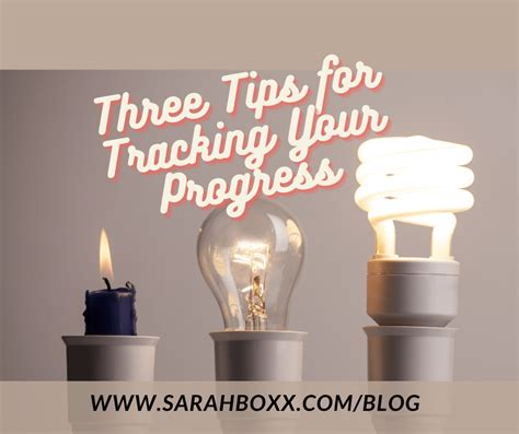 3 Tips For Tracking Your Progress – Sarah Boxx, Coaching and Consulting