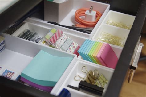 Simply Done: Organized Office Drawers - simply organized