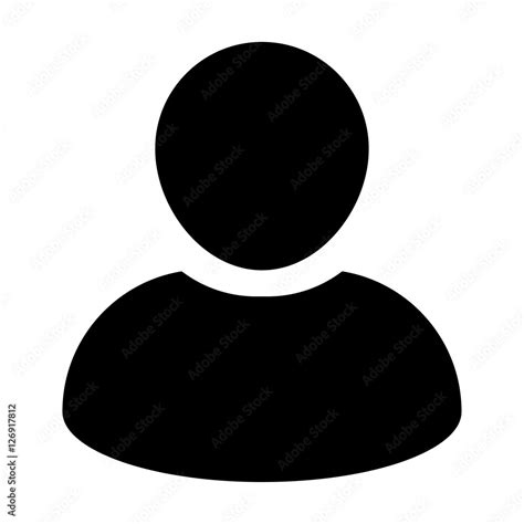 Human, Man, Person, Avatar, User Profile Vector Icon illustration Stock ...