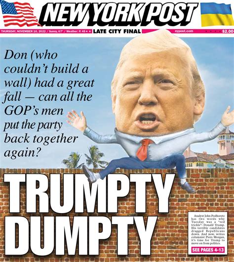 NY Post Cover for November 10, 2022 | New York Post