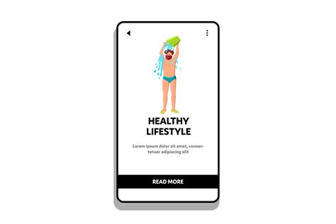 healthy lifestyle man vector By Pikepicture | TheHungryJPEG