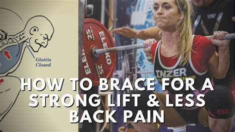 How To Brace For A Strong Lift - Get More Abs &amp; Less Low Back