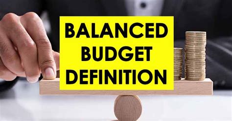 Balanced Budget Definition - Econ Tips