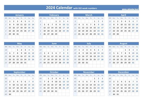 Week 21 2024: dates, calendar and weekly schedule to print