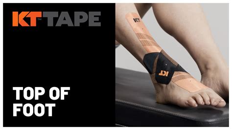 Top of Foot KT Tape | How to Wrap Foot for Tendonitis