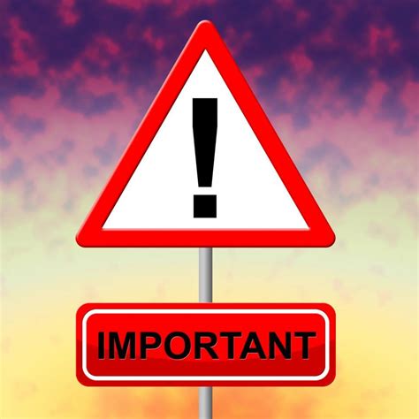 Important Sign