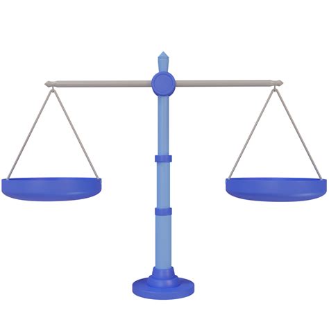 3d justice scale cartoon, balanced scale 13720793 PNG