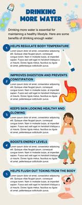 Free water infographic templates to edit and print | Canva