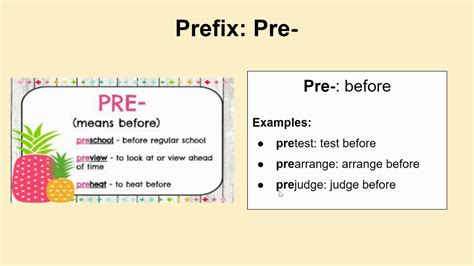 Prefix Pre