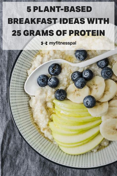 5 Plant-Based Breakfast Ideas With 25 Grams of Protein | Plant based recipes breakfast, Plant ...