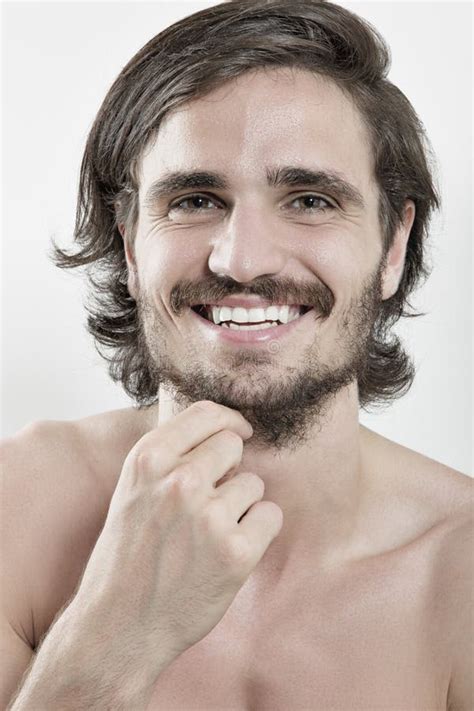 Portrait of Smiling Handsome Young Man Stock Photo - Image of close, model: 41902460