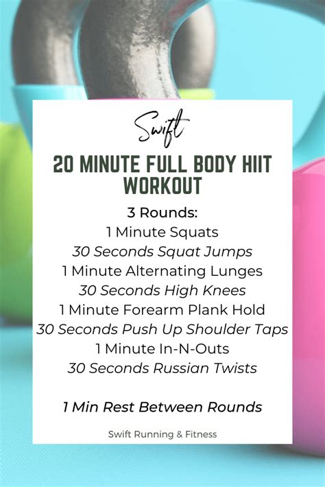 Effective 20-min full-body home workout plan?