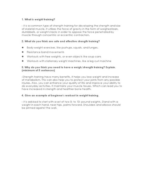 Effective Strength Training Methods | PDF