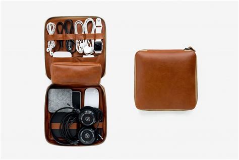 Cool, Organized Designer Pouch For All Your Tech Gear