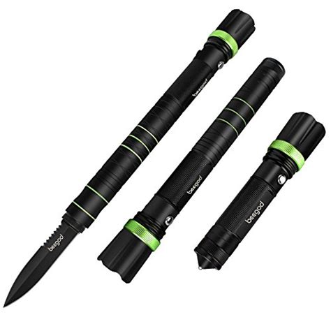 Tactical Flashlight Knife 1000 Lumens Ultra Bright K1 Multifunctional